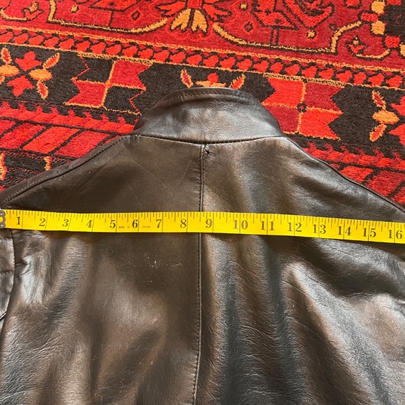 Vintage Belstaff Black Leather Jacket Cowhide - Picture 7 of 10
